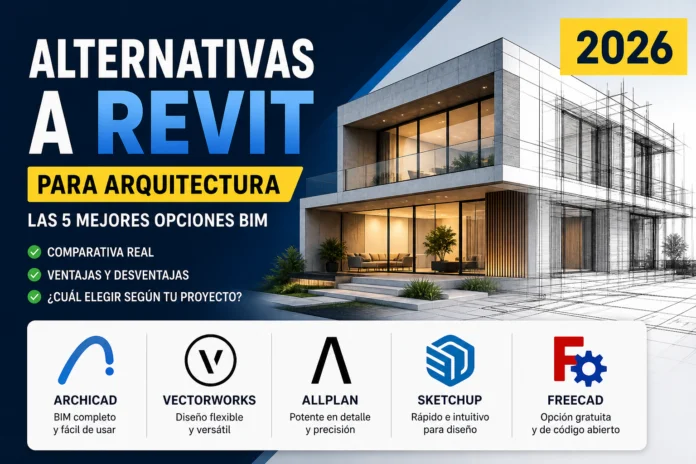 Alternativas a Revit arquitectura comparativa BIM alternativas a revit arquitectura comparativa software bim 2026
