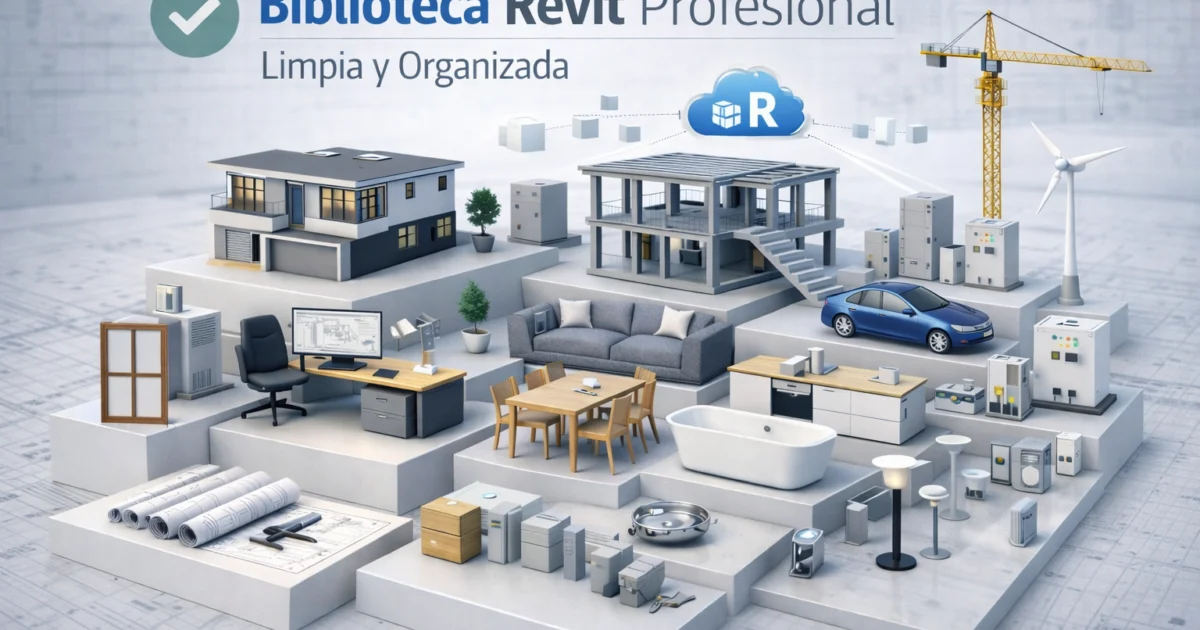 Cómo crear una biblioteca Revit profesional desde cero Biblioteca revit - Cómo crear una biblioteca Revit profesional desde cero - Biblioteca