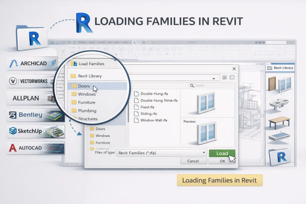 Cargar familias revit - Cómo cargar y gestionar familias - Familias