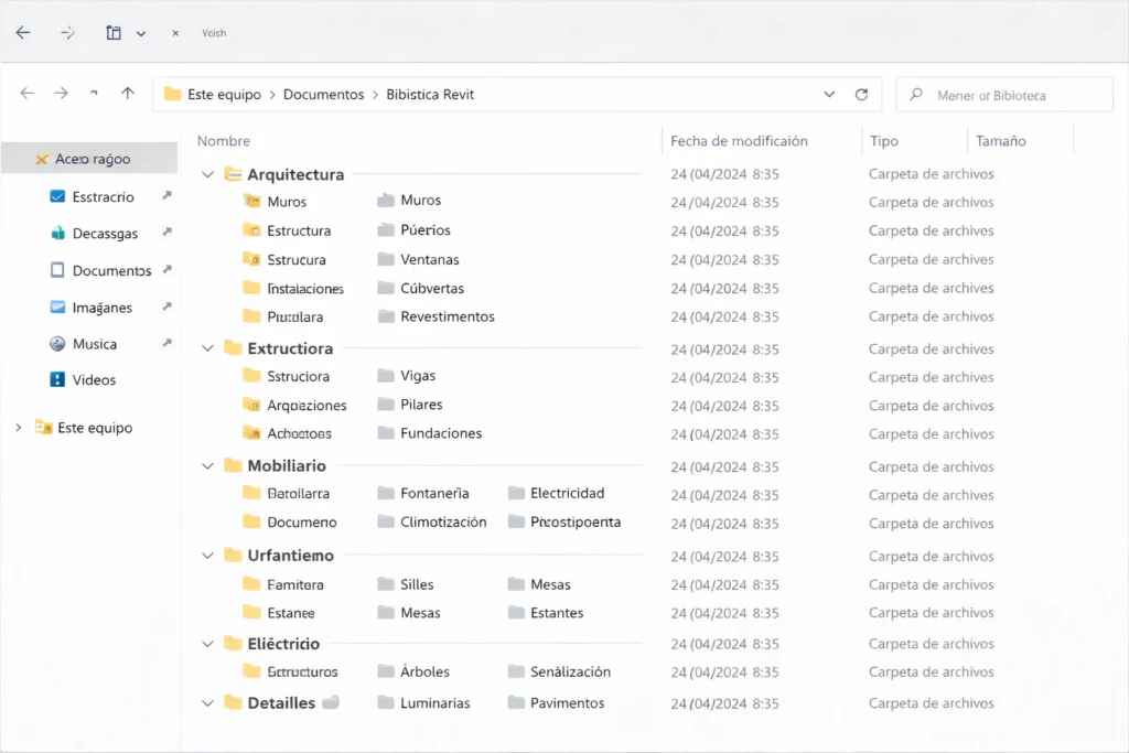 Biblioteca familias revit - Bibliotecas de familias Revit: cómo - Familias