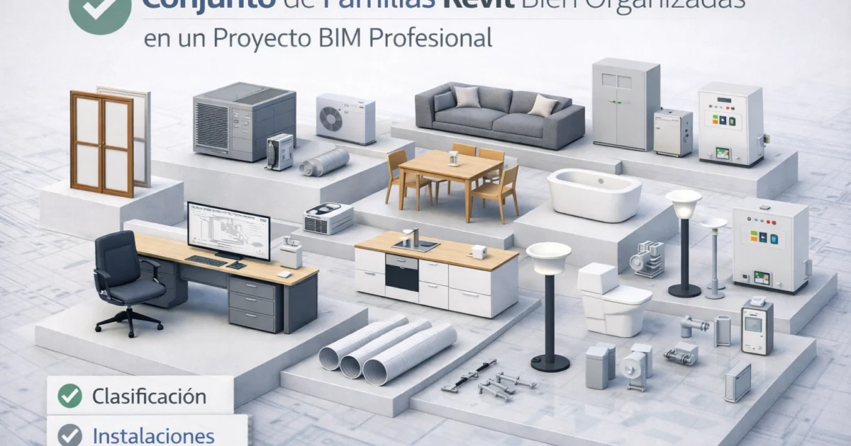 Qué son las familias Revit y por qué son la base de cualquier proyecto BIM Familias revit - Qué son las familias Revit y cómo funcionan - Familias