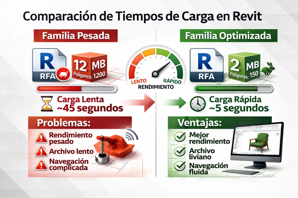Familias revit pesadas - Familias Revit pesadas: cómo detectarlas y corregirlas