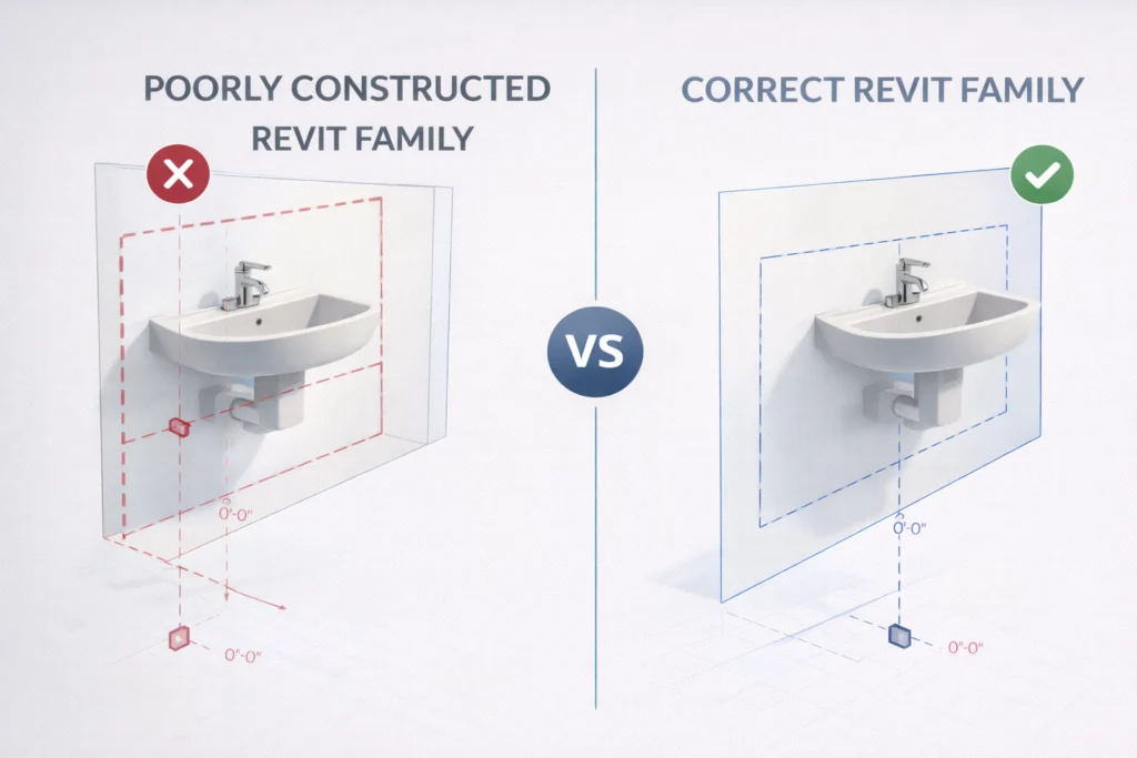 Errores familias revit - Errores comunes al crear familias - Familia