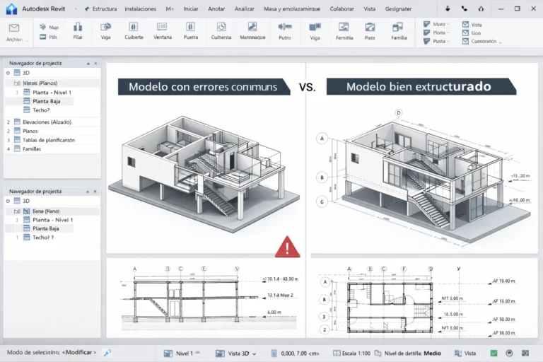 Vistas de trabajo en revit - Diferencia entre vistas de trabajo - Vistas