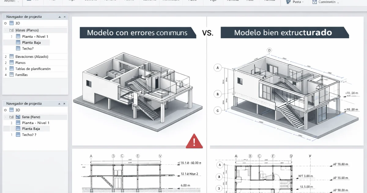 Diferencia entre vistas de trabajo y vistas de impresión en Revit (y cómo organizarlas correctamente) Vistas de trabajo en revit - Diferencia entre vistas de trabajo - Vistas