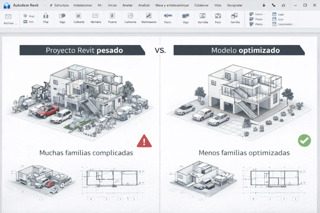 Optimizar familias revit - Optimizar familias Revit para mejorar el rendimiento del proyecto