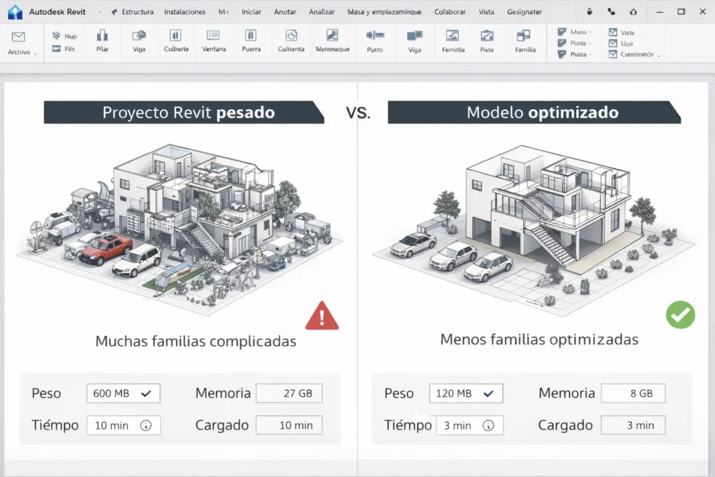 Optimizar familias revit - Optimizar familias Revit para mejorar el rendimiento del proyecto
