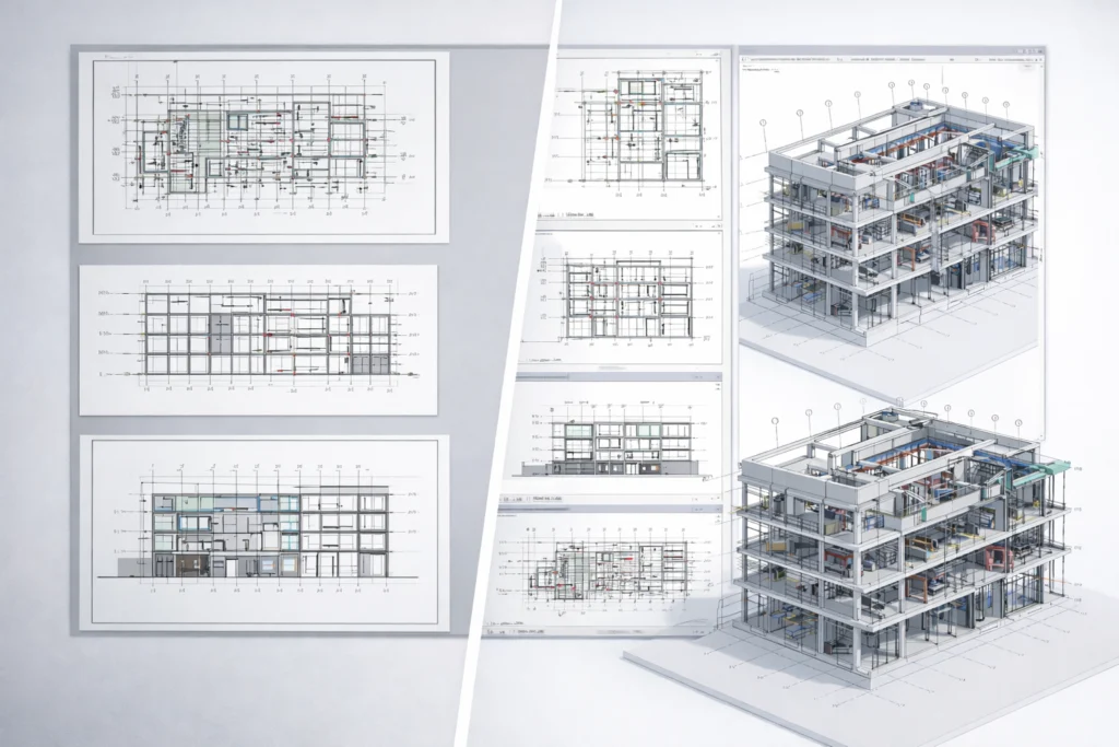 Bim vs cad - BIM vs CAD: diferencias reales en proyectos de construcción - Proyectos