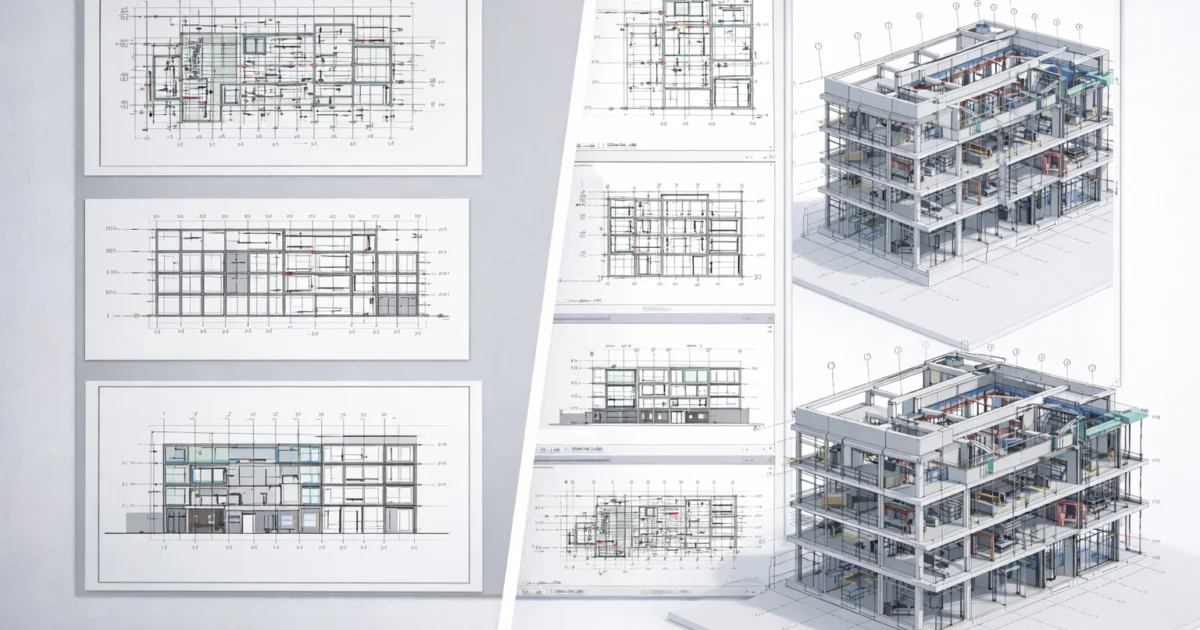 BIM vs CAD: diferencias reales en proyectos de construcción Bim vs cad - BIM vs CAD: diferencias reales en proyectos de construcción - Proyectos