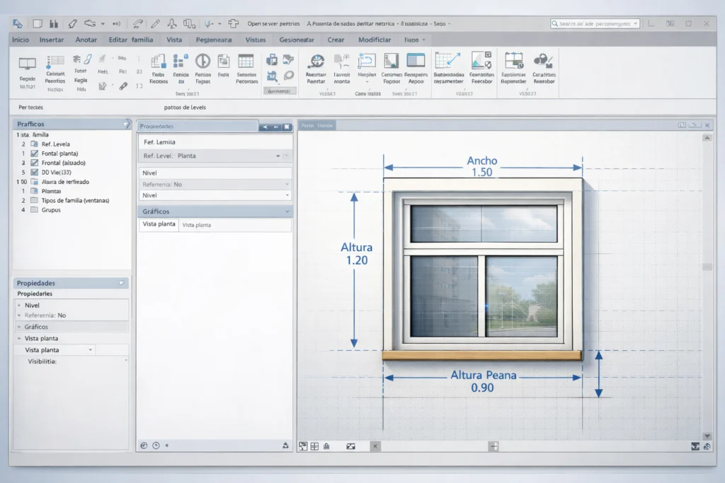 Crear familia revit - Cómo crear una familia Revit - Familia