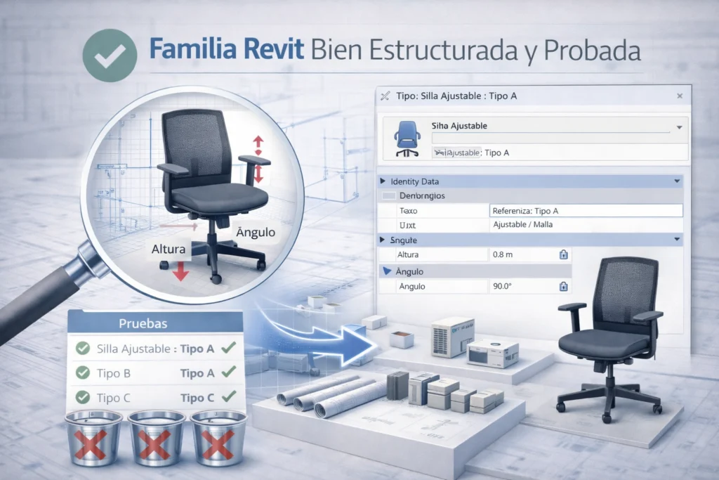 Errores familias revit - Errores comunes al crear familias - Familia