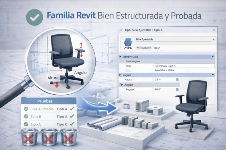 Errores familias revit - Errores comunes al crear familias - Familia