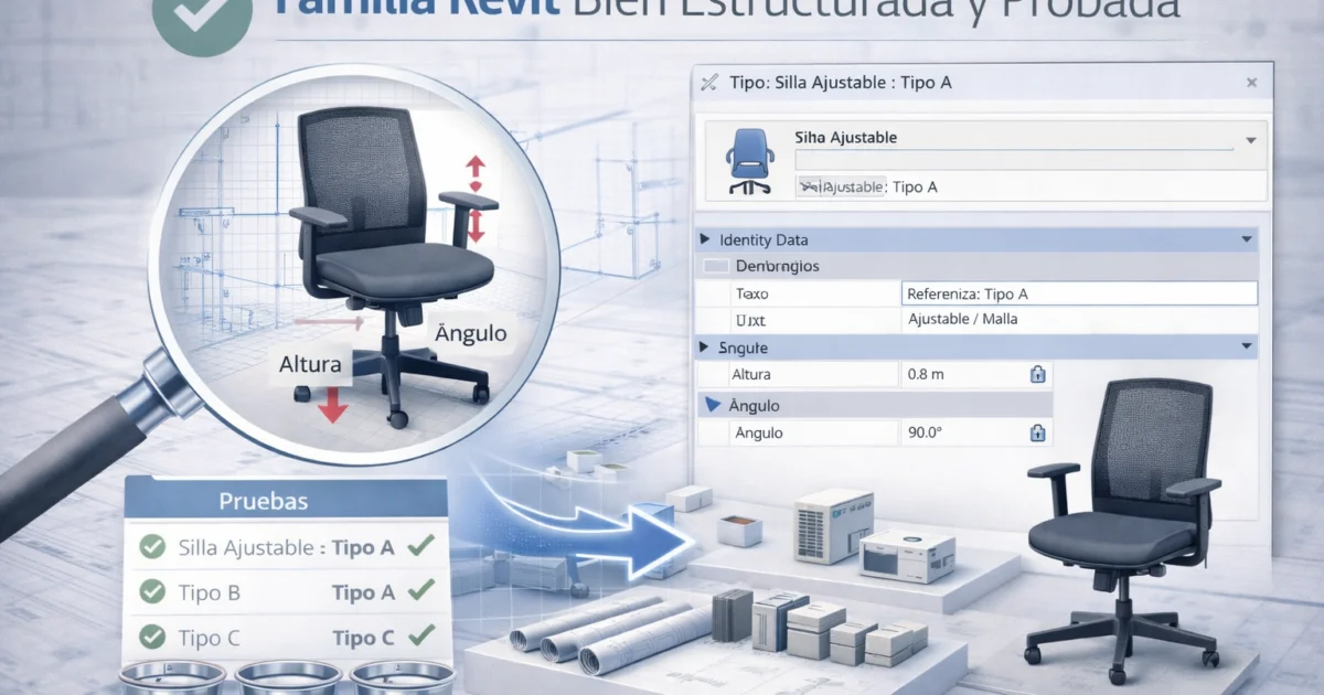 Errores comunes al crear familias Revit y cómo evitarlos Errores familias revit - Errores comunes al crear familias - Familia