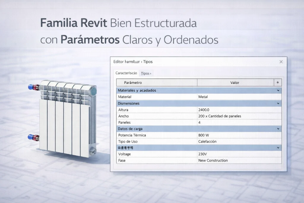 Parámetros familias revit - Parámetros en familias Revit: cómo - Parámetros