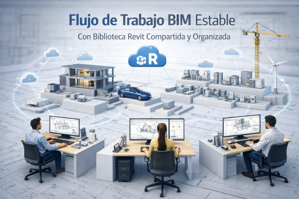 Biblioteca revit compartida - Bibliotecas Revit compartidas en equipo: - Biblioteca