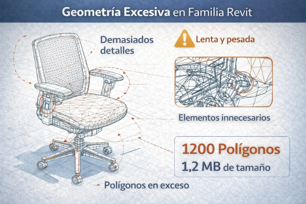 Errores familias revit - Errores comunes al crear familias - Familia