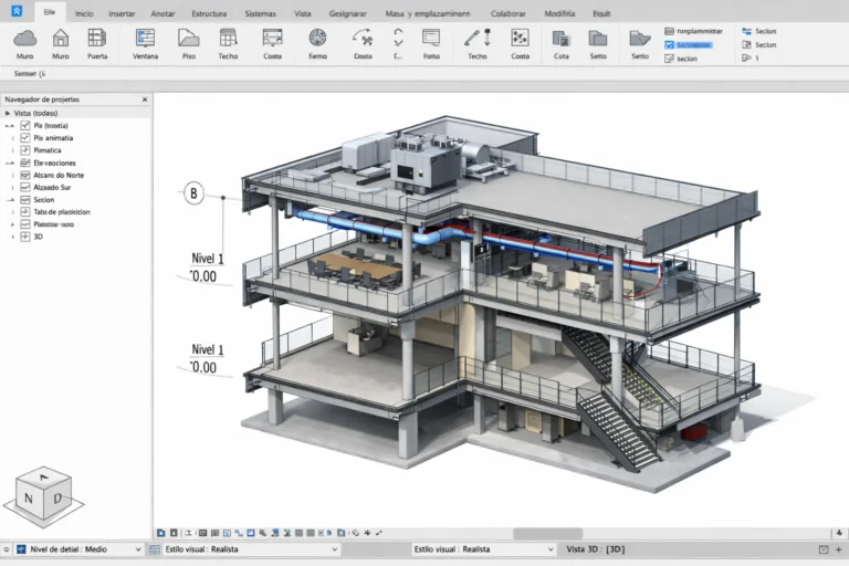 Niveles y rejillas Revit - Cómo configurar niveles y rejillas - Niveles