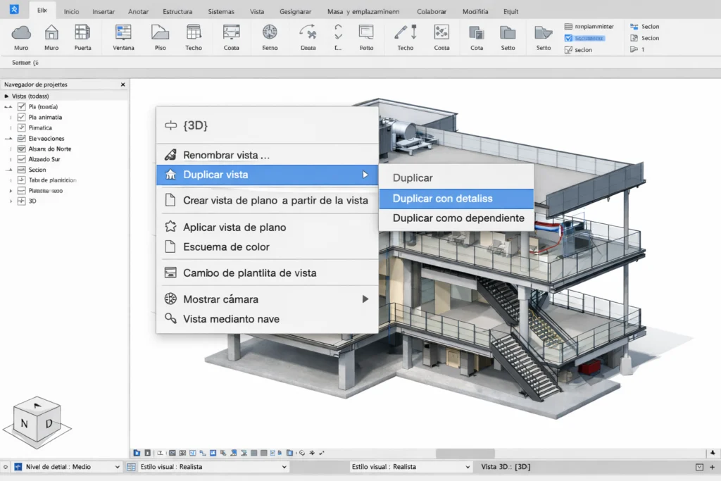 Duplicar vistas en revit - Cómo duplicar vistas en Revit correctamente y evitar errores en planos