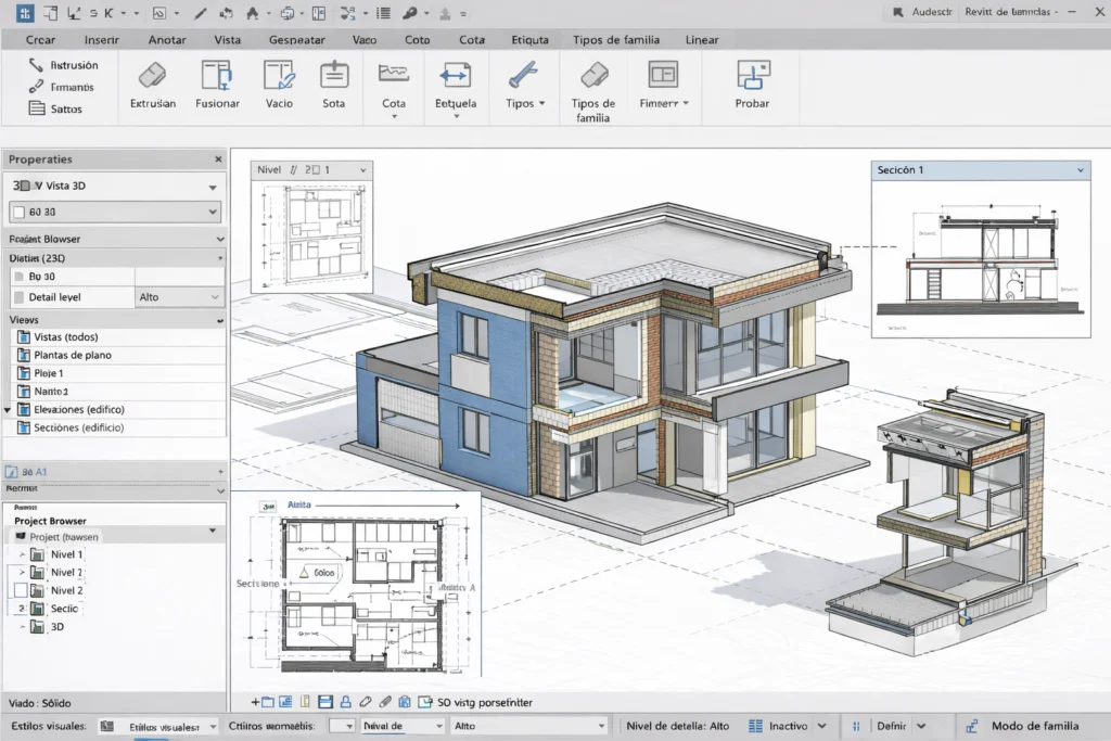 Bim en revit - Qué es BIM en Revit y por qué es clave para aprender desde cero