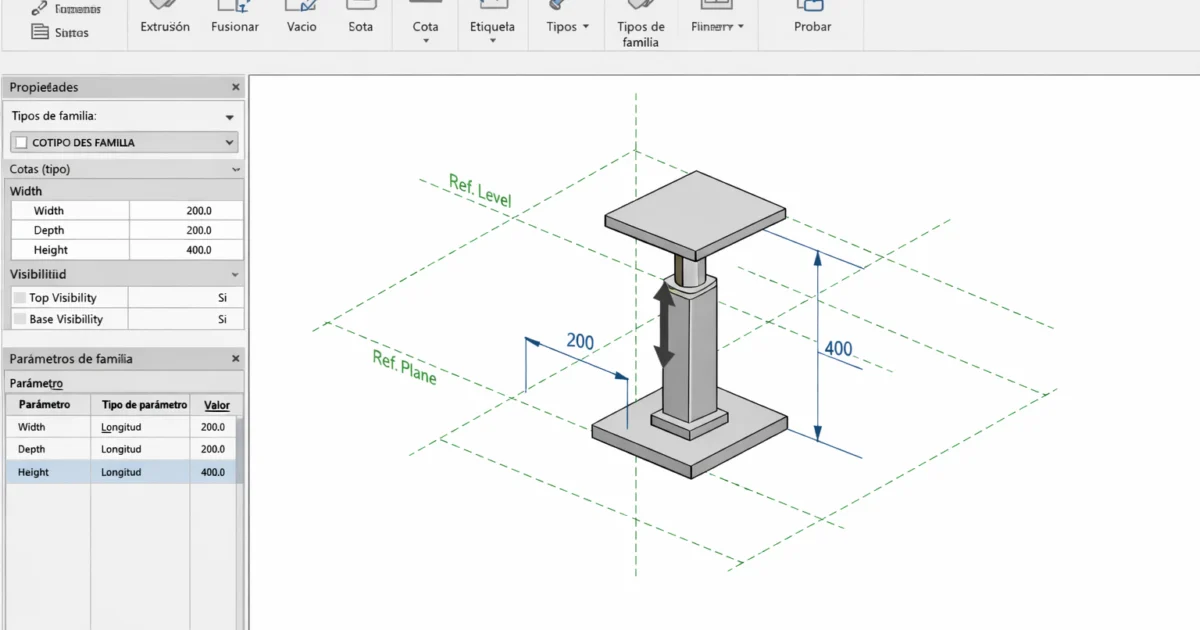 Cómo crear una familia Revit desde cero paso a paso Crear familia revit - Cómo crear una familia Revit - Familia