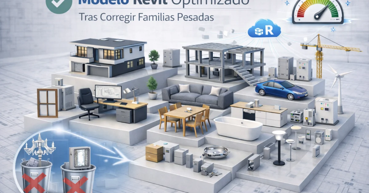 Cómo optimizar familias Revit para mejorar el rendimiento Optimizar familias revit - Cómo optimizar familias Revit para mejorar el rendimiento