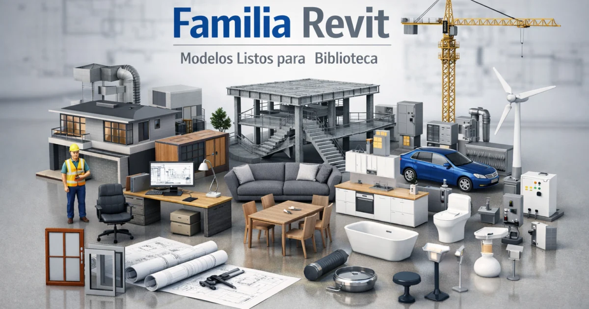 Familias Revit descargadas: cómo limpiarlas y adaptarlas Familias revit descargadas - Familias Revit descargadas: cómo limpiarlas y adaptarlas