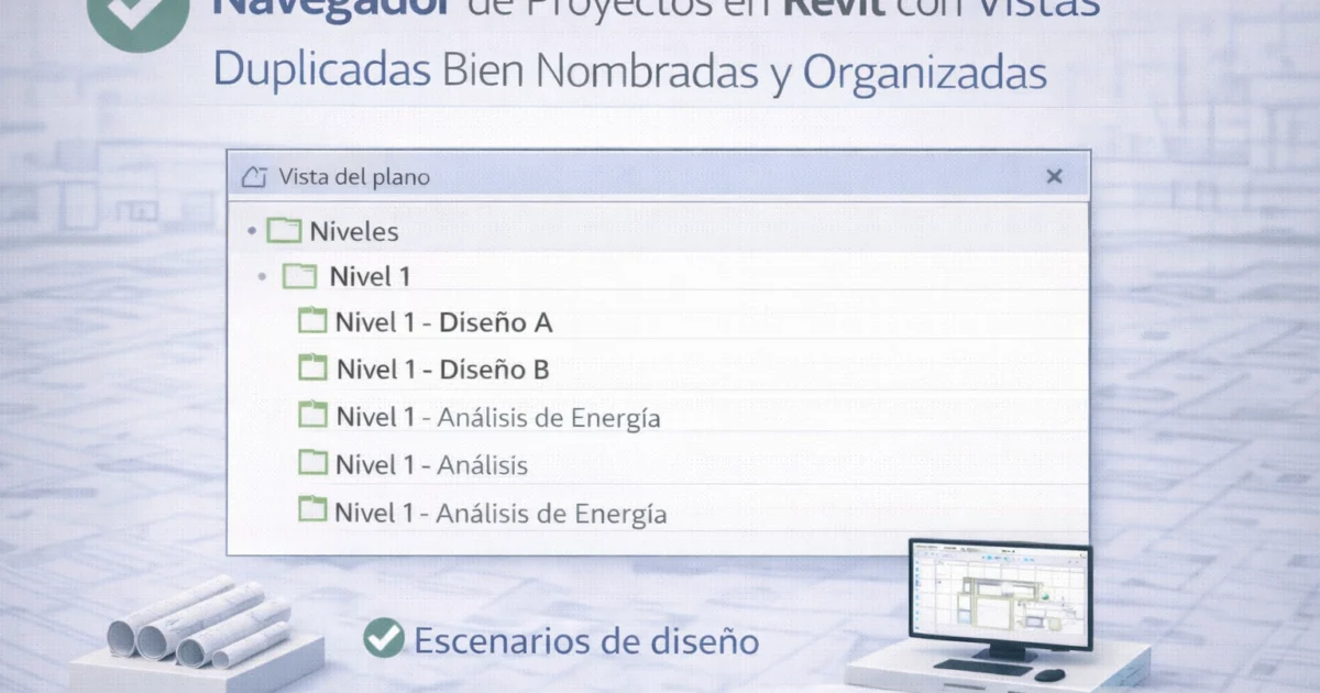 Cómo duplicar vistas en Revit correctamente y evitar errores en planos Duplicar vistas en revit - Cómo duplicar vistas en Revit correctamente y evitar errores en planos