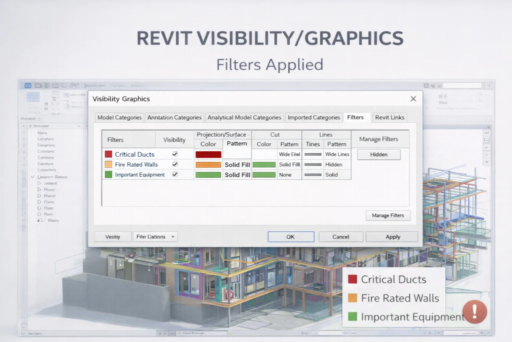 Filtros gráficos en revit - Cómo usar filtros gráficos en Revit para planos profesionales