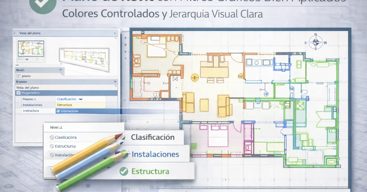 Cómo usar filtros gráficos en Revit para planos profesionales Filtros gráficos en revit - Cómo usar filtros gráficos en Revit para planos profesionales