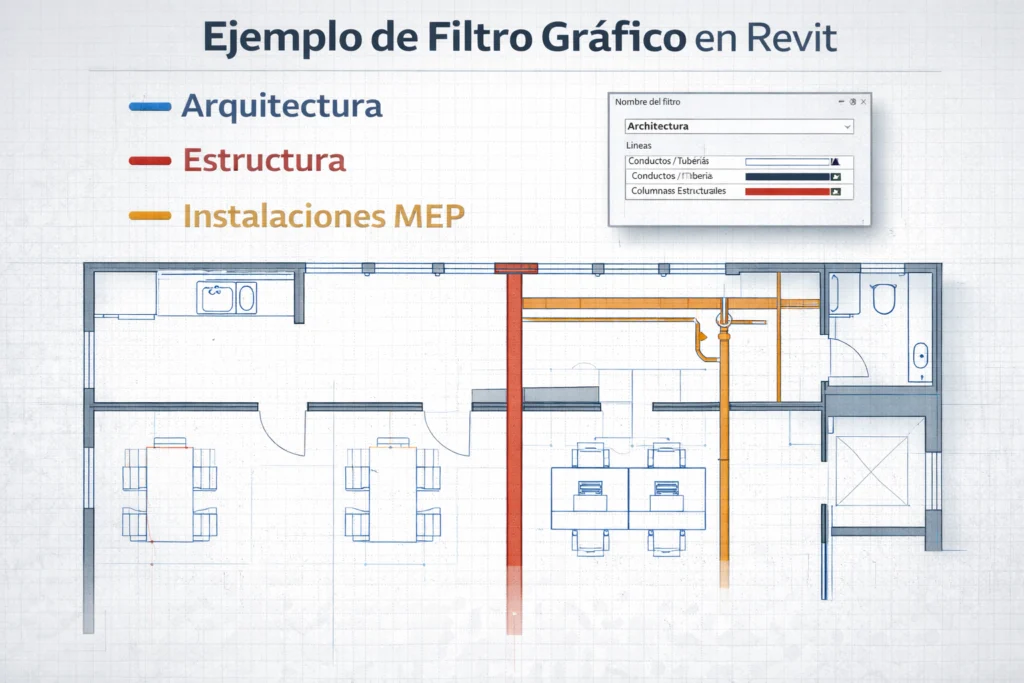 Filtros gráficos en revit - Cómo usar filtros gráficos en Revit para planos profesionales