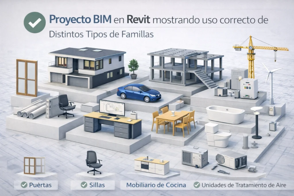 Tipos de familias revit - Tipos de familias Revit: sistema, cargables e in situ - Familias