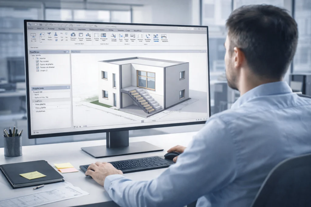 Interfaz revit - Interfaz de Revit para principiantes: - Interfaz