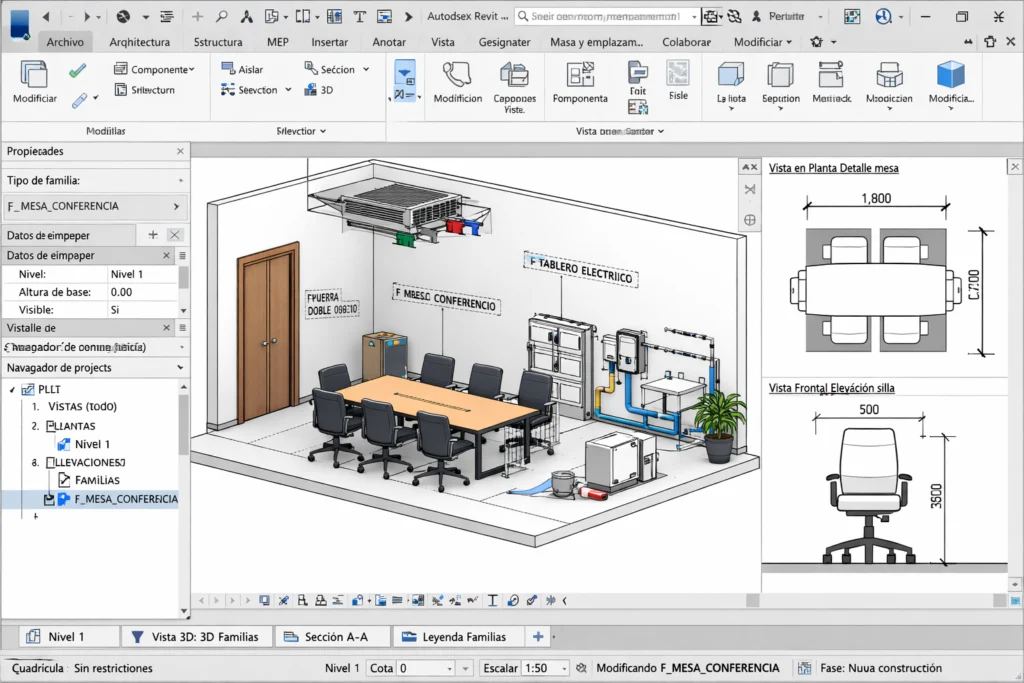 Errores familias revit - Errores comunes en familias Revit - Familias