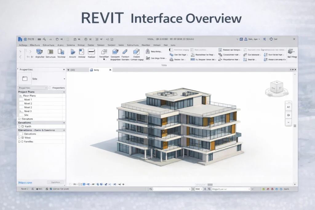 Interfaz revit - Interfaz de Revit explicada para - Revit
