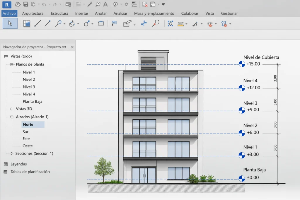 Niveles y rejillas en revit - Cómo configurar niveles y rejillas en Revit correctamente