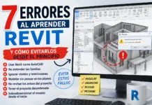 7 Errores comunes en Revit para principiantes y cómo evitarlos Errores al aprender Revit y cómo evitarlos