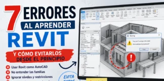 7 Errores comunes en Revit para principiantes y cómo evitarlos Errores al aprender Revit y cómo evitarlos