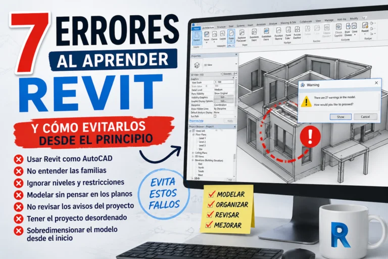 7 Errores comunes en Revit para principiantes y cómo evitarlos
