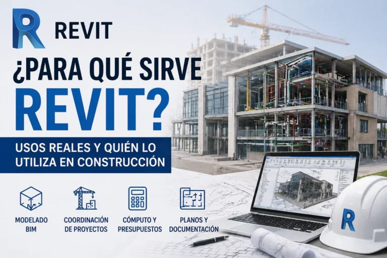 Para qué sirve Revit: usos reales y quién lo utiliza en construcción