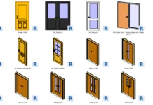 Puertas de Interior Revit (RFA) Gratis – Descarga Familias BIM Listas para Usar puertas de interior revit familias rfa descargar gratis